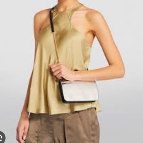 AllSaints Ludivine Metallic Leather Crossbody - Picture 4 of 7
